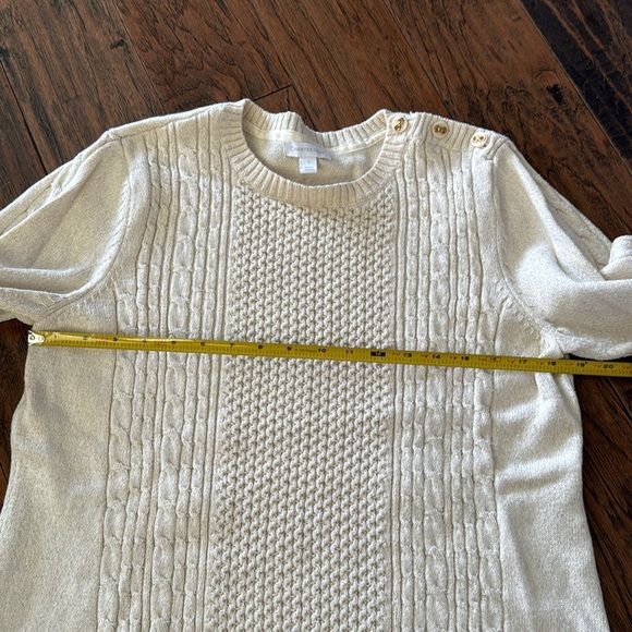 Charter Club women's sweater with shiny thread. - Picture 7 of 8
